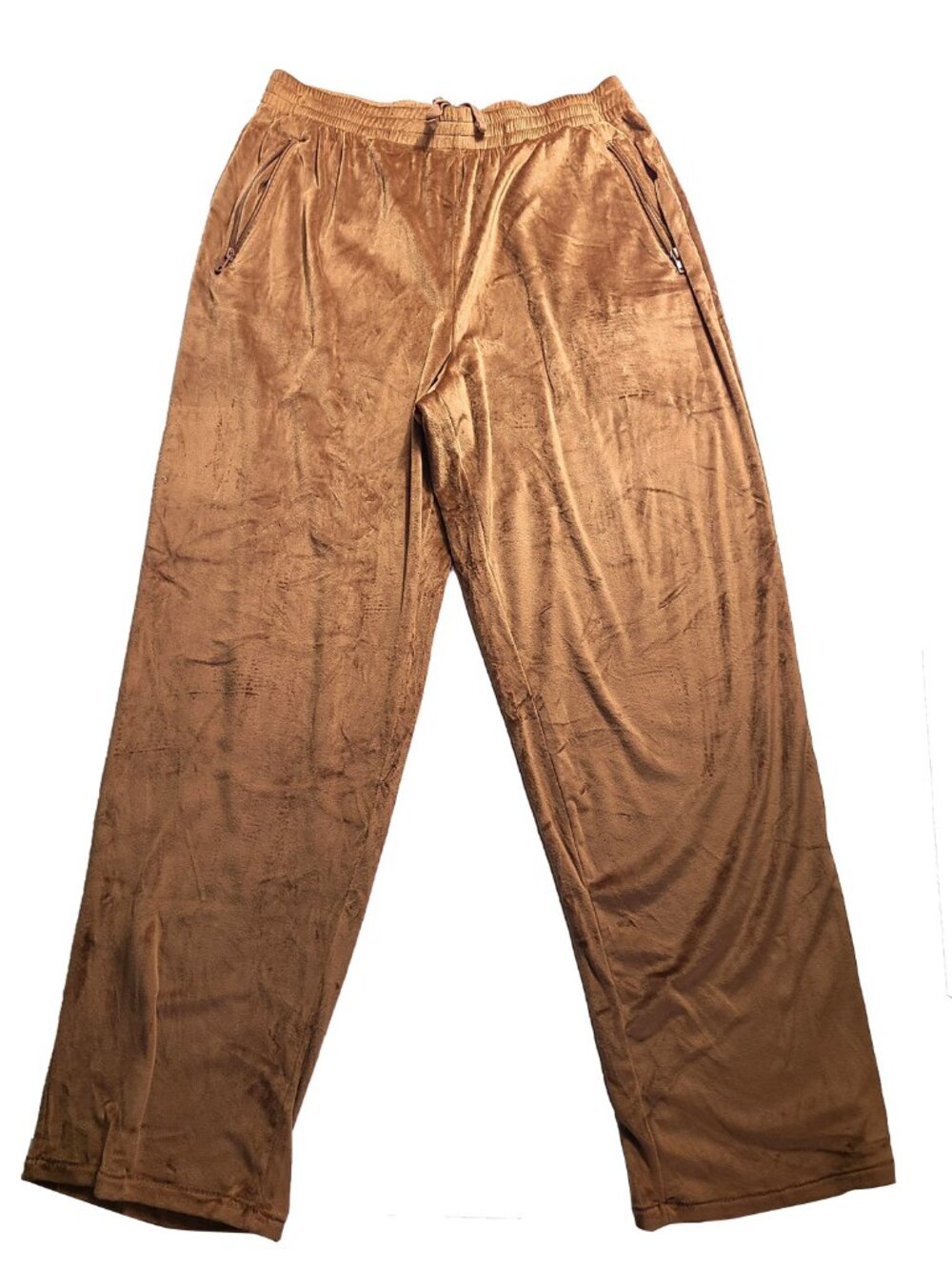 Skims Copper Velour Tank Wide Leg Pant Size XL - Comfy Cozy